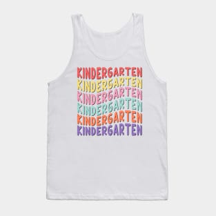 Kindergarten Vibes Back To School Tank Top